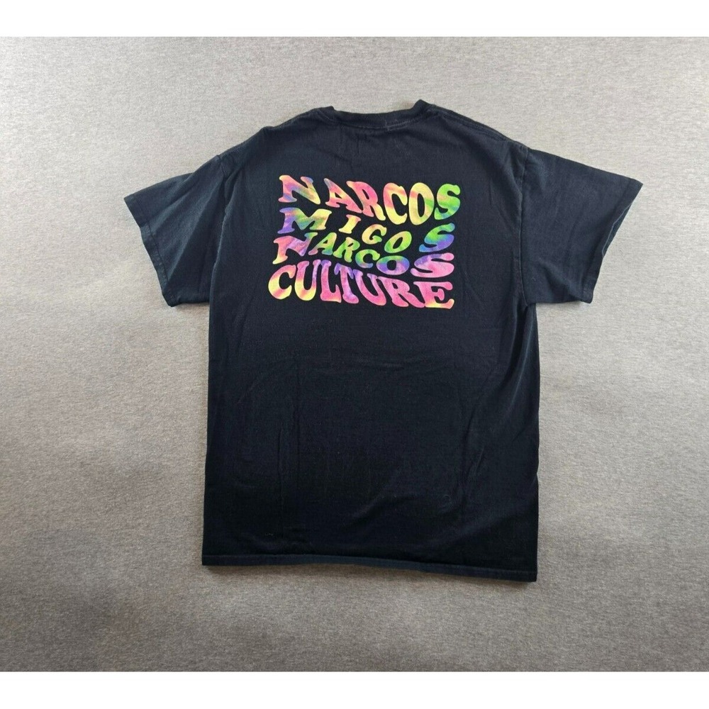 Migos Culture 2019 Graphic T Shirt Men Medium Baggy Rap Hip‎ Hop Tour Promo
